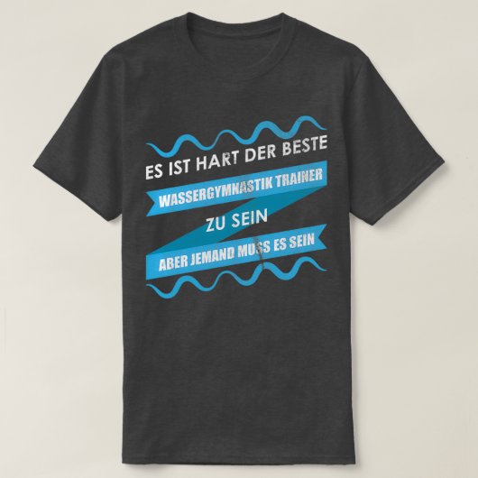 Der beste Wassersportlehrer T-Shirt (Design vorne)