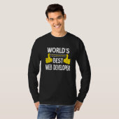 Der beste Web Developer Job Title Web Developer T-Shirt (Vorne ganz)