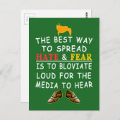 Der beste Weg, Hass und sonnige LOLs zu verbreiten Postkarte (Vorne/Hinten)