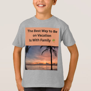 Der beste Weg, in den Urlaub zu fahren, ist mit de T-Shirt