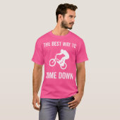 Der beste Weg, um das Fahrrad zu fahren BMX T-Shirt (Vorne ganz)