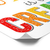 Der beste Weg, um die zukünftige Wachstumsentwickl Poster (Ecke)