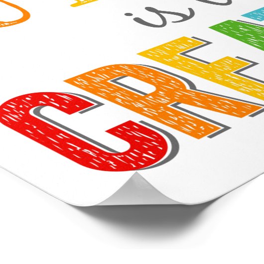 Der beste Weg, um die zukünftige Wachstumsentwickl Poster (Ecke)