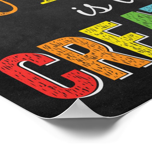 Der beste Weg, um die zukünftige Wachstumsentwickl Poster (Ecke)