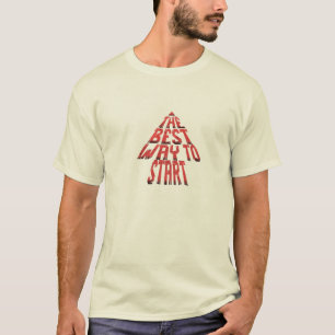Der beste Weg, um Motivations-Typografie-T-Shirts T-Shirt