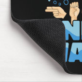 Der beste Weg, um unter Wasser zu reden American S Mousepad (Ecke)