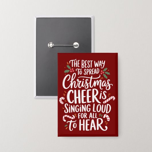 Der beste Weg, um Weihnachtskauer Elf Xmas zu verb Button (Vorderseite/Rückseite)