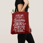 Der beste Weg, um Weihnachtskauer Elf Xmas zu verb Tasche (Von Nahem)