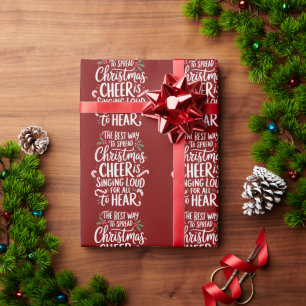 Der beste Weg, um Weihnachtsstimmung zu verbreiten Geschenkpapier