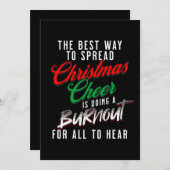 Der beste Weg, Weihnachten-Cheer Funny Weihnachten (Vorne/Hinten)