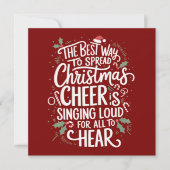 Der beste Weg, Weihnachten zu einem heiteren Urlau (Vorderseite)