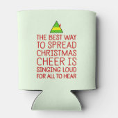 Der beste Weg, Weihnachtsjubeln zu verbreiten Dosenkühler (Rückseite)