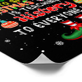 Der beste Weg, Weihnachtsjubeln zu verbreiten, ist Poster (Ecke)