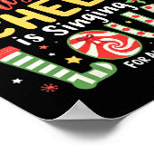 Der beste Weg, Weihnachtsjubeln zu verbreiten, ist Poster (Ecke)