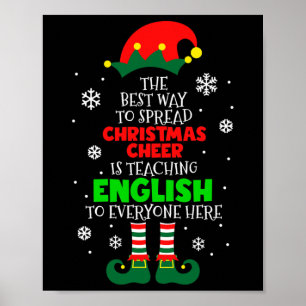 Der beste Weg, Weihnachtsjubeln zu verbreiten, ist Poster