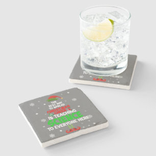Der beste Weg, Weihnachtsjubeln zu verbreiten, ist Steinuntersetzer
