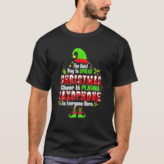 Der beste Weg, Weihnachtsjubeln zu verbreiten, ist T-Shirt (Vorderseite)