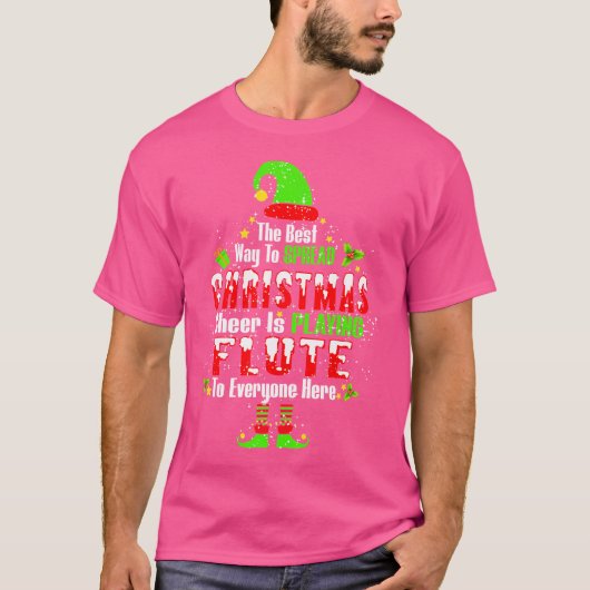 Der beste Weg, Weihnachtsjubeln zu verbreiten, ist T-Shirt (Vorderseite)