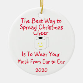 Der beste Weg Weihnachtsmann zu verbreiten Keramik Ornament