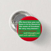 DER BESTE WEG ZUR FREIHEIT BUTTON (Vorne & Hinten)
