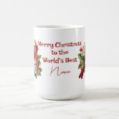 Der beste Weihnachtsrot-Kardinal der Welt in Nana Kaffeetasse (Mittel)