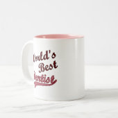 Der beste Zahnarzt der Welt Zweifarbige Tasse (Vorderseite Links)