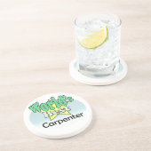 Der beste Zimmermann der Welt Sandstein Untersetzer (Seite)