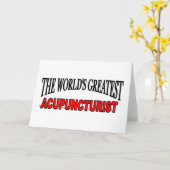 Der bestste Acupuncturist der Welt Karte (Gelbe Blume)