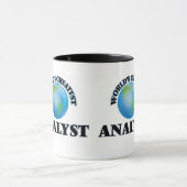 Der bestste Analytiker der Welt Tasse (Zentrum)
