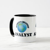 Der bestste Analytiker der Welt Tasse (Vorderseite Links)