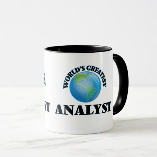 Der bestste Analytiker der Welt Tasse (VorderseiteRechts)
