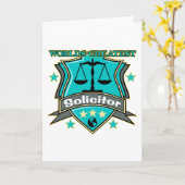 Der bestste Anwalt der legale Welt Karte (Gelbe Blume)