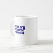 Der bestste Apotheker der Welt Kaffeetasse (Vorderseite Links)