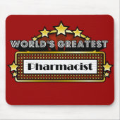 Der bestste Apotheker der Welt Mousepad (Vorne)