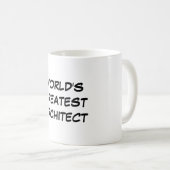 Der bestste Architekten-" Tasse "der Welt (VorderseiteRechts)