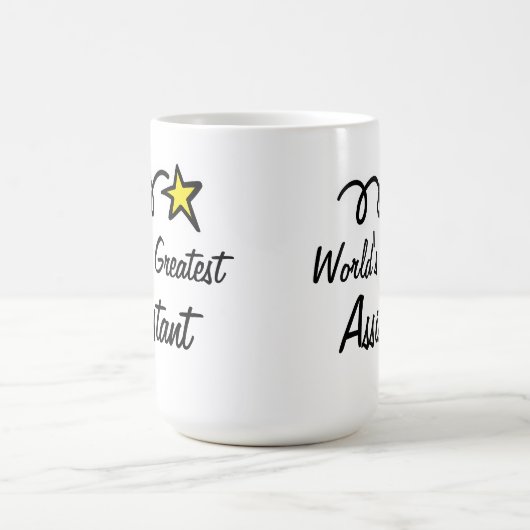 Der bestste Assistent der Welt - Kaffeetasse (Mittel)