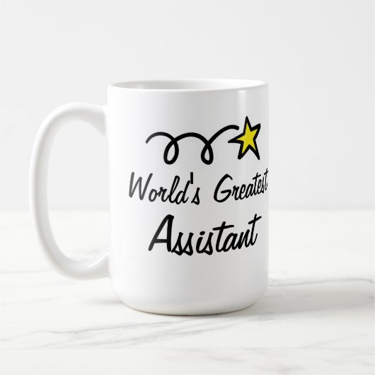 Der bestste Assistent der Welt - Kaffeetasse (Links)