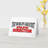 Der bestste athletische Direktor der Welt Karte (Gelbe Blume)