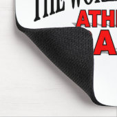 Der bestste athletische Trainer der Welt Mousepad (Ecke)