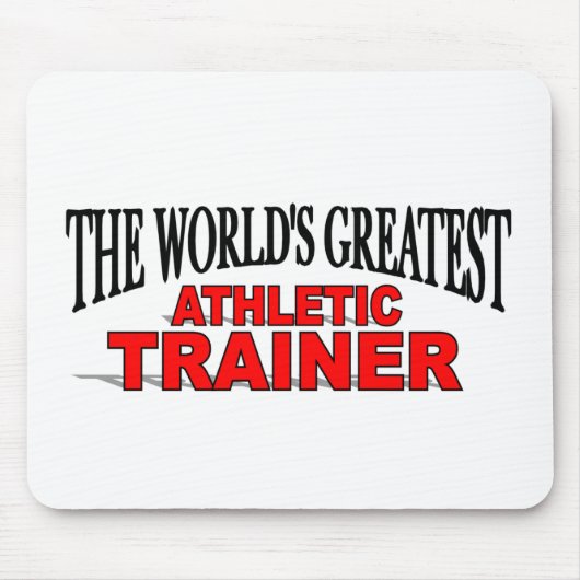 Der bestste athletische Trainer der Welt Mousepad (Vorne)