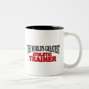 Der bestste athletische Trainer der Welt Zweifarbige Tasse