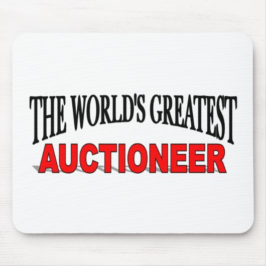 Der bestste Auktionator der Welt Mousepad (Vorne)