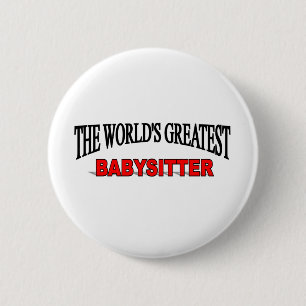 Der bestste Babysitter der Welt Button