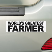 Der bestste Bauer der Welt Autoaufkleber (Auf Auto)