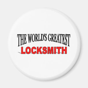 Der bestste Bauschlosser der Welt Magnet