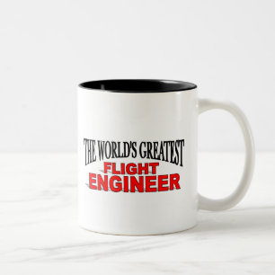 Der bestste Bordmechaniker der Welt Zweifarbige Tasse