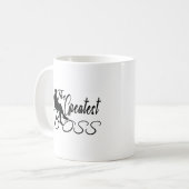 Der Bestste Boss Kaffeetasse (Vorderseite Links)