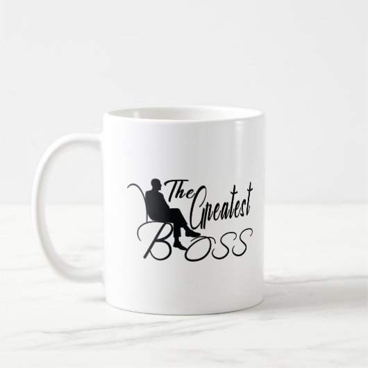 Der Bestste Boss Kaffeetasse (Links)