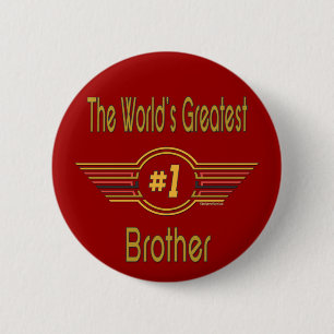 Der bestste Bruder der Welt Button