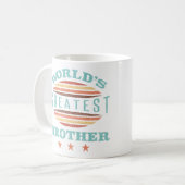 Der Bestste Bruder der Welt Kaffeetasse (Vorderseite Links)